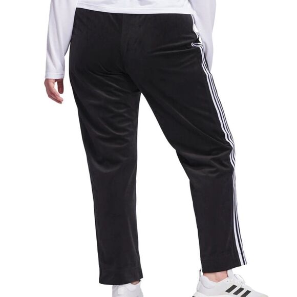 Adidas Plus Y2K Glam Velour Wide-Leg Track Pants- Size 1X - Picture 2 of 11